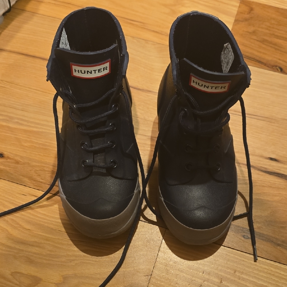 Hunter Kids Black Rain & Snow Boots